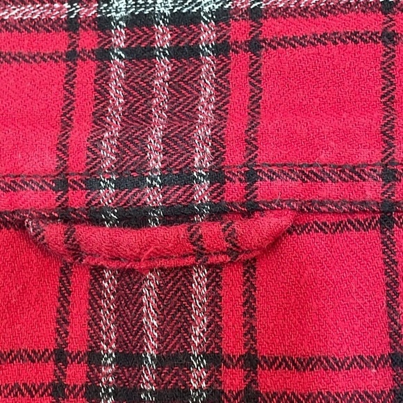Roots Canada Men's M FLANNEL Soft Buffalo Plaid Red - Picture 4 of 12